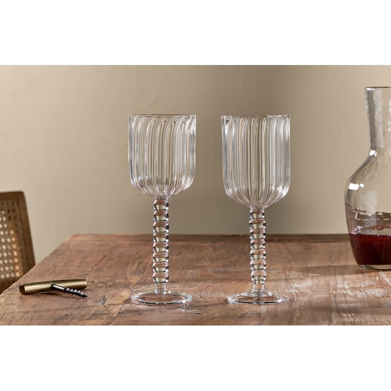 Santosa Wine Glass – Clear (Set of 2)