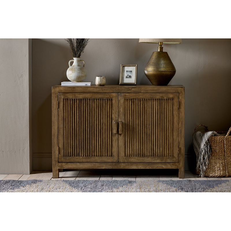 Yasha Reeded Mango Wood Sideboard