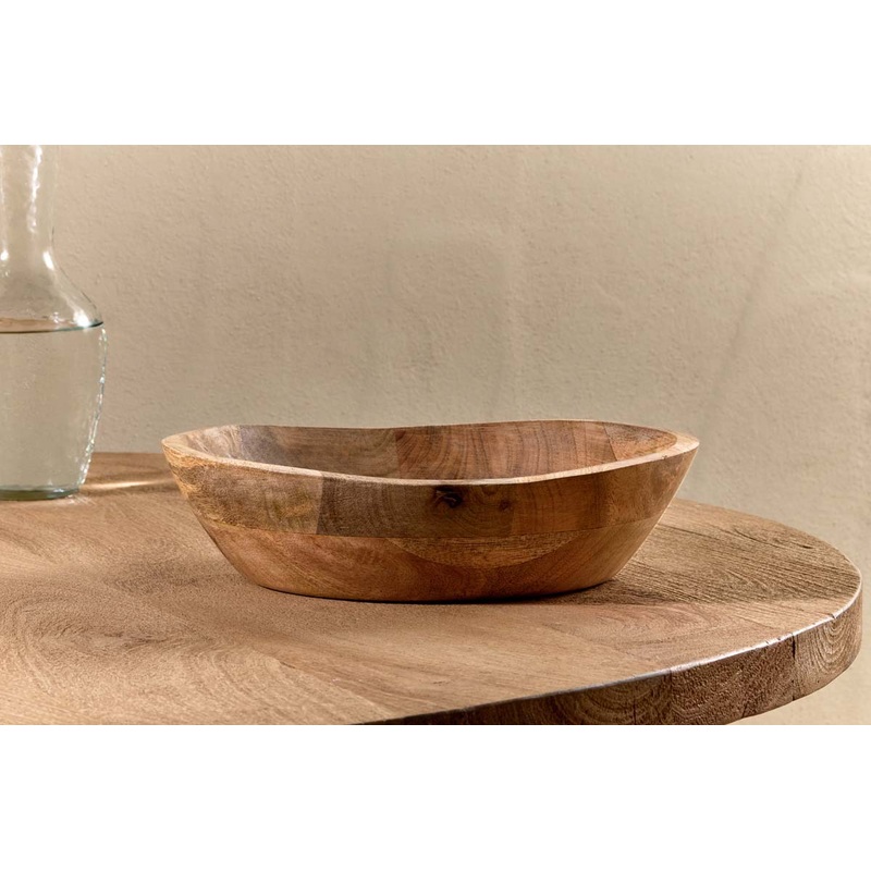 Adar Mango Wood Bowl|Natual|One Size