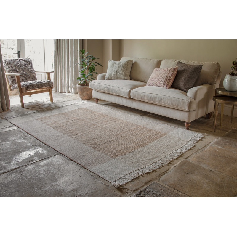 Andro Jute & Cotton Rug – Natural