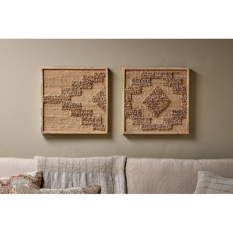 Bawal Hemp & Jute Wall Art – Natural