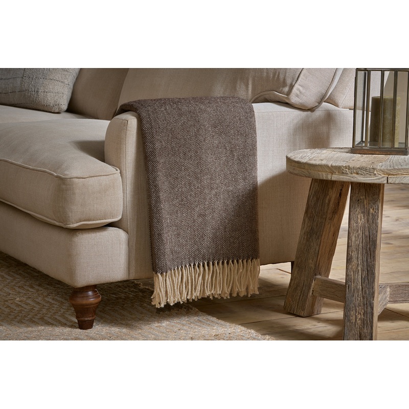 Dilli Wool Throw – Dark Brown|Dark Brown|One Size