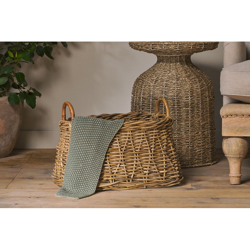 Netra Rattan Basket – Natural|Natural|One Size