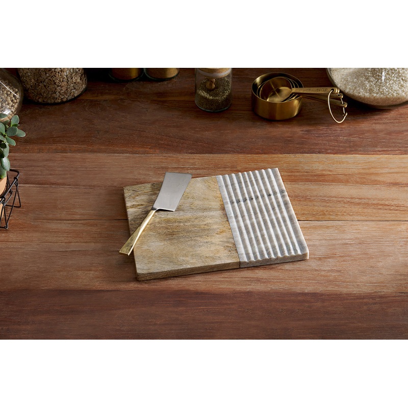 Reyna Chopping Board – Brown Marble