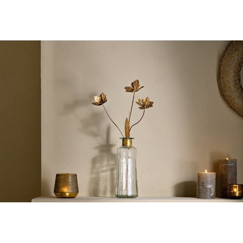 San Stem Floral – Antique Brass