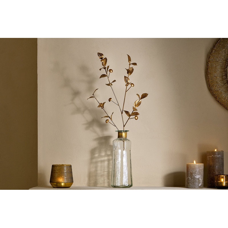 San Stem Foliage – Antique Brass