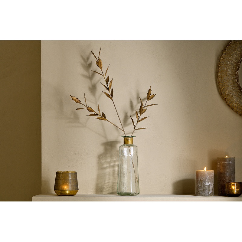 San Stem Leaves – Antique Brass