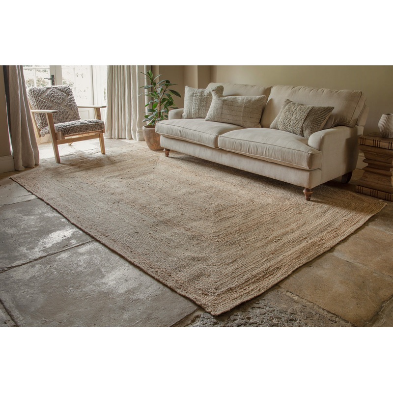 Braided Hemp Rug – Natural – Extra Large