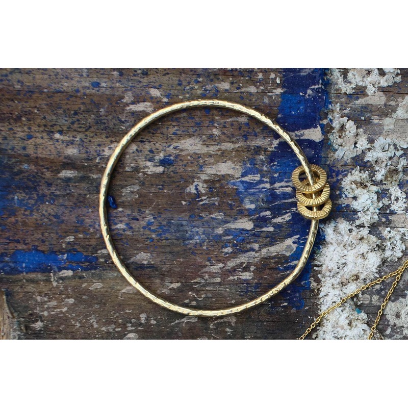 Lalia Bangle|Gold|7cm (dia)
