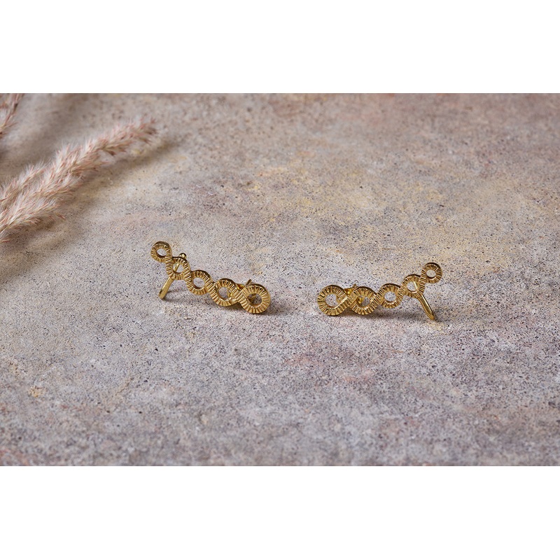 Lalia Ear Climber – Gold|Gold|One Size