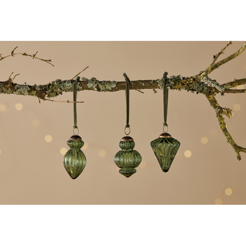 Manipur Baubles – Green (Set of 3)