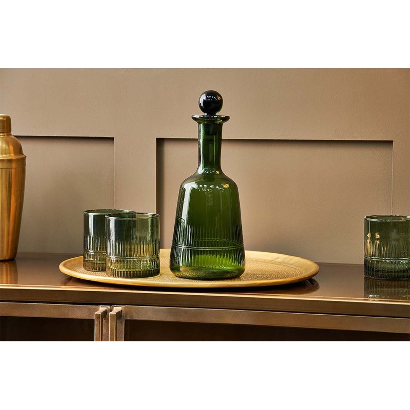 Mila Decanter – Dark Emerald|Dark Emerald|28 x 12cm (dia)