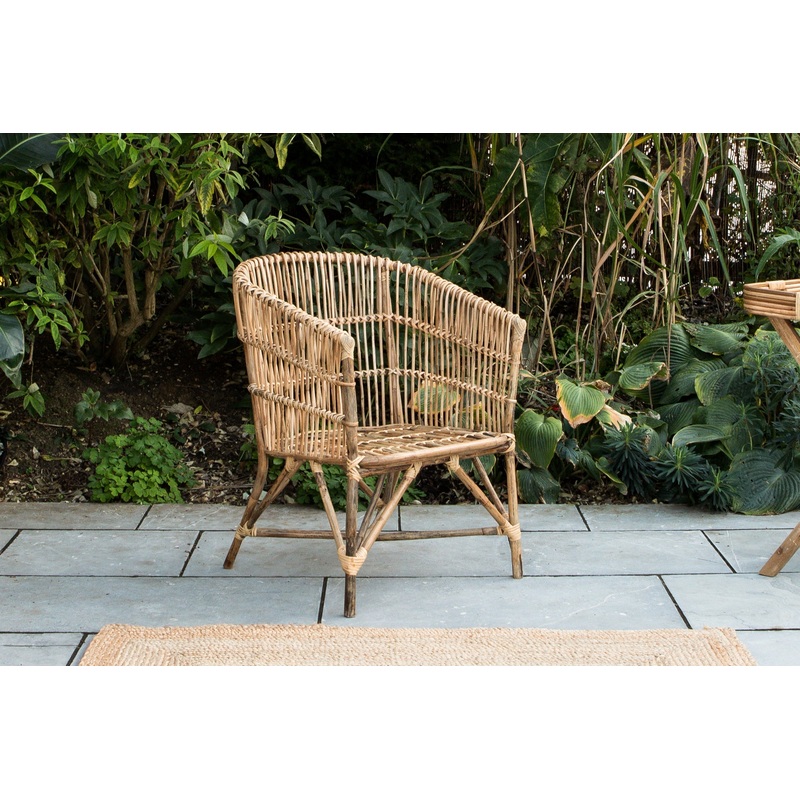 Nesari Rattan Armchair|Natural|One Size