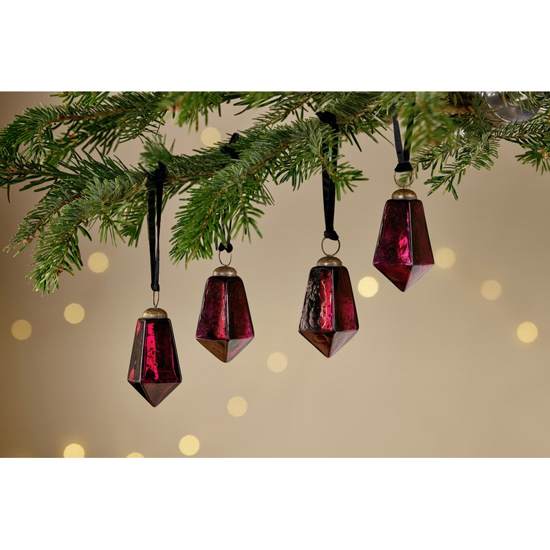 Ratnam Baubles – Ruby Large (Set of 4)