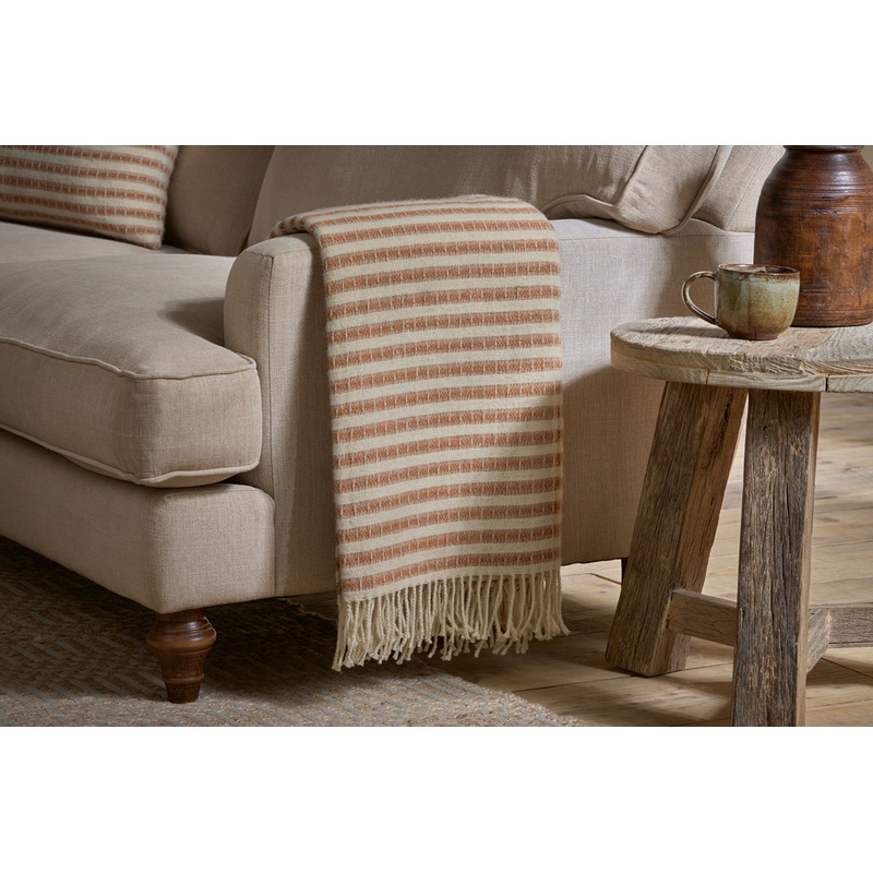 Sanval Wool Throw – Rust|Rust|One Size