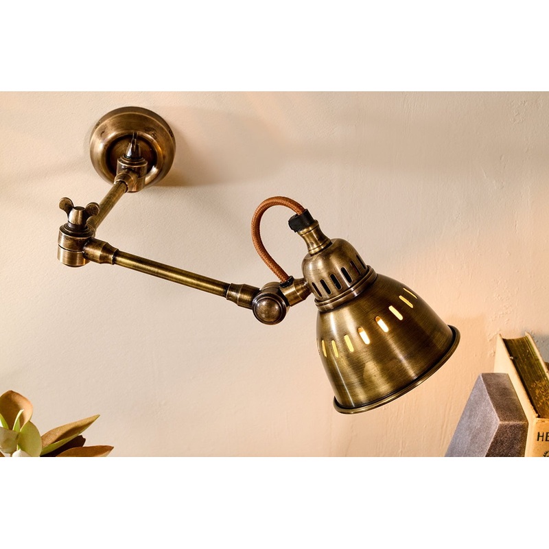 Tubu Brass Extendable Wall Light – Antique Brass
