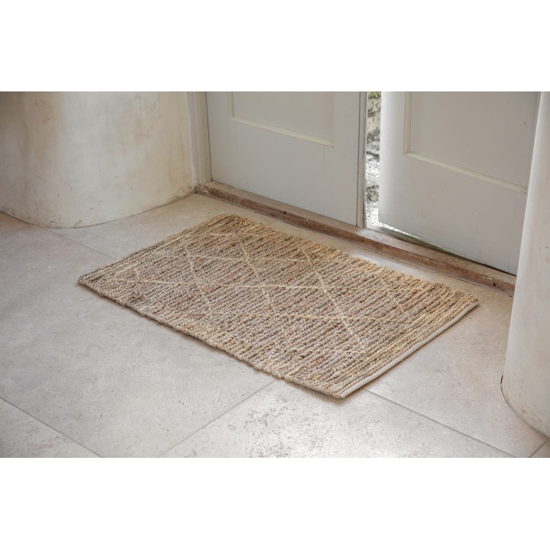 Vandi Jute Doormat – Natural|Natural|60 x 90 cm