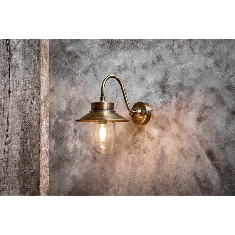 Alwar Outdoor Wall Light|Antique Brass|One Size