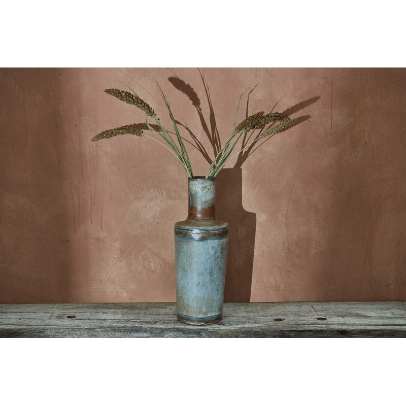 Bennu Bottle Vase|Aged Zinc|41.5 x 15cm (dia)