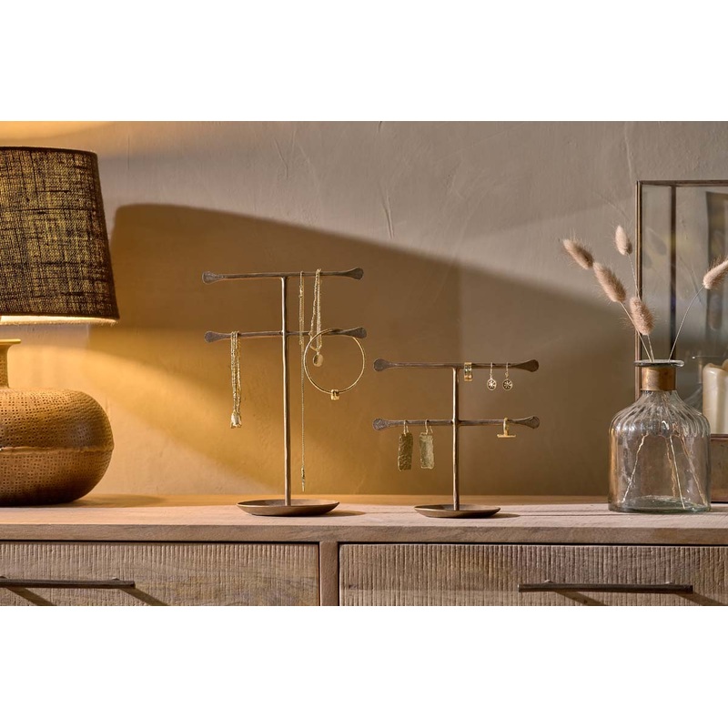 Liman Jewellery Stand|Antique Brass|Small|Large