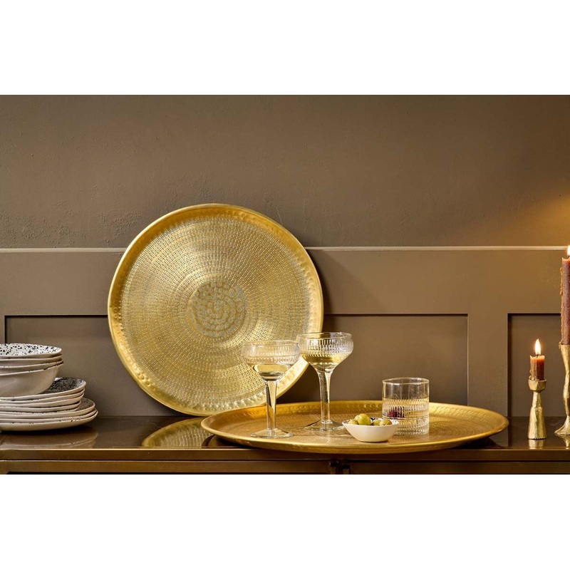 Mahika Tray – Antique Brass|Antique Brass|Small|Large