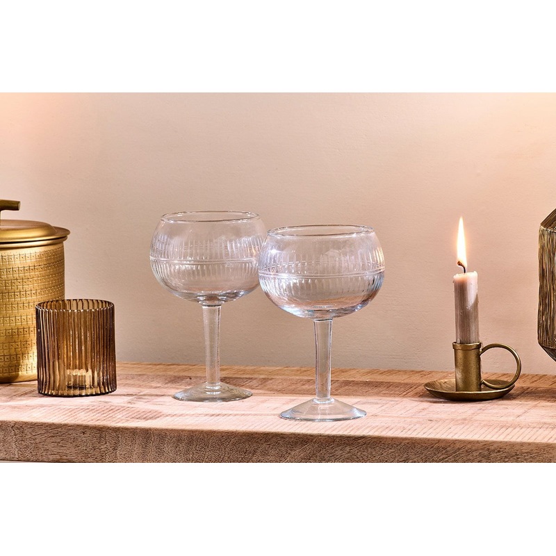 Mila Gin Glass – Clear – (Set of 2)