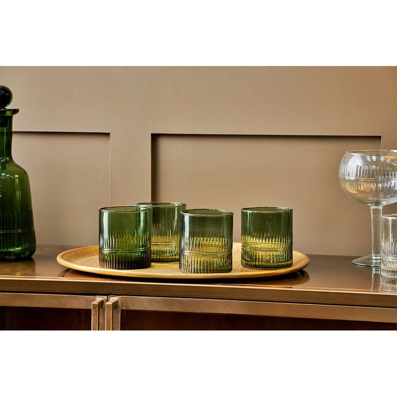 Mila Tumbler – Dark Emerald (Set of 4)