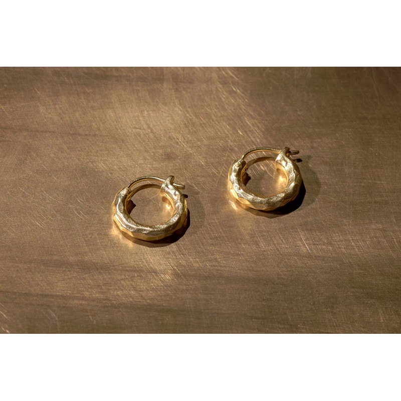 Nandi Hoop Earrings|Gold|One Size