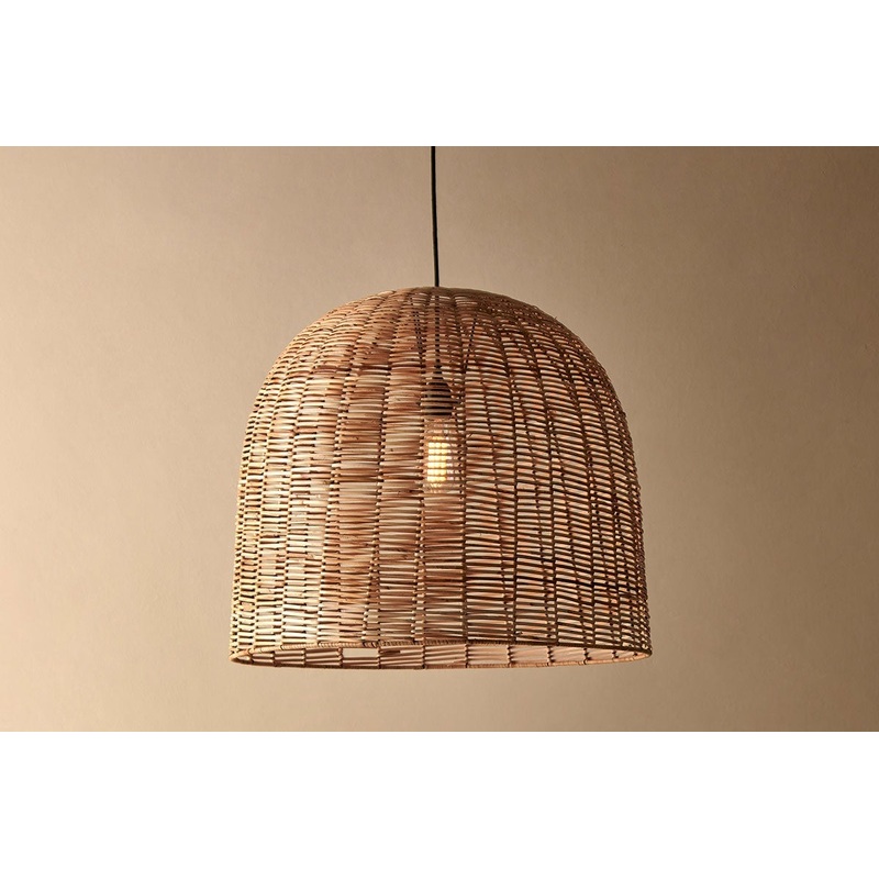 Noko Wicker Dome Pendant – Large