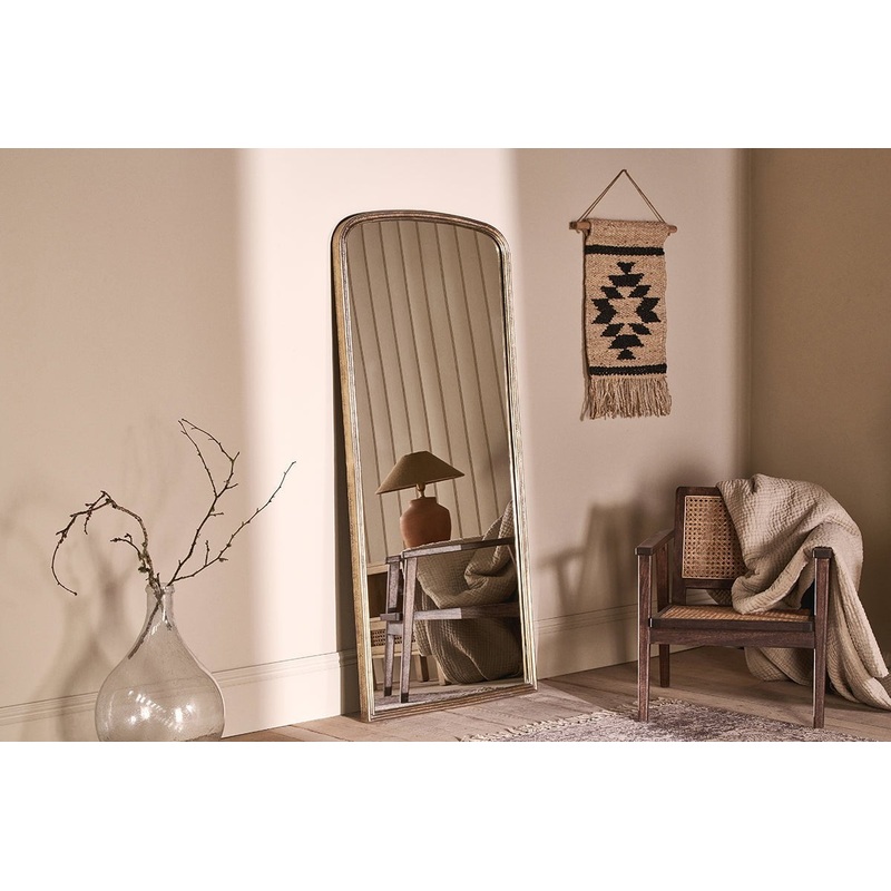 Almora Arched Mirror|Antique Brass|One Size