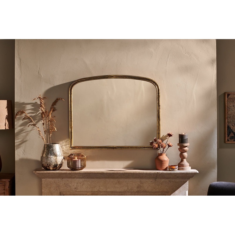 Almora Arched Mirror – Small|Antique Brass|Small