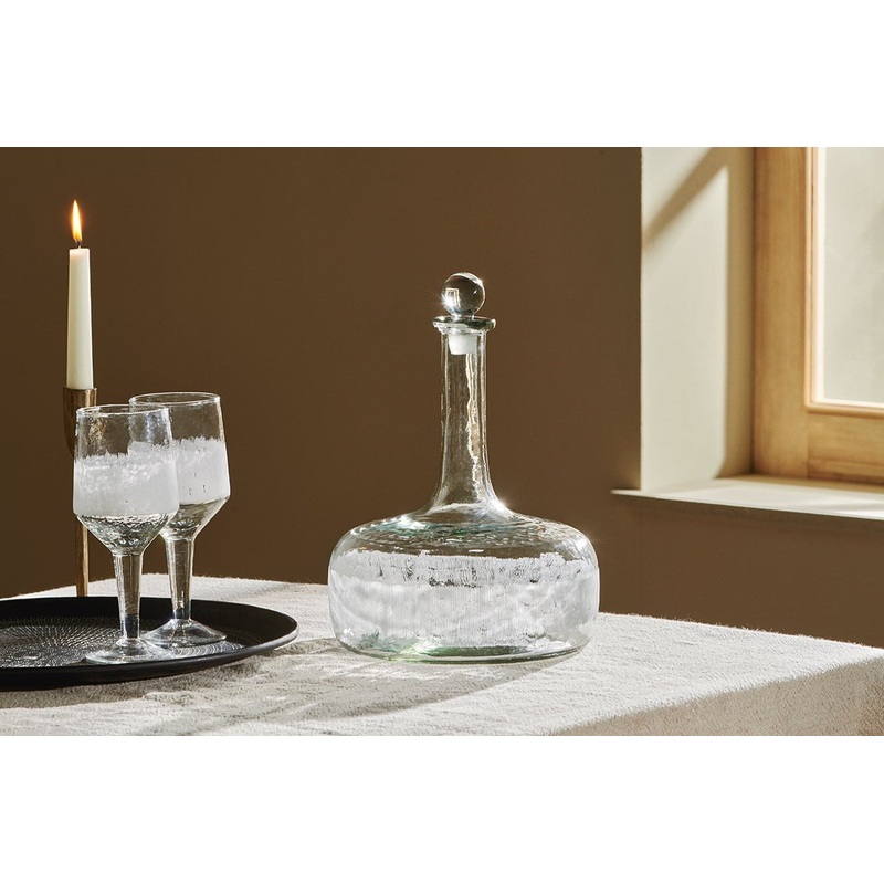 Anara Etched Decanter|Clear|One Size