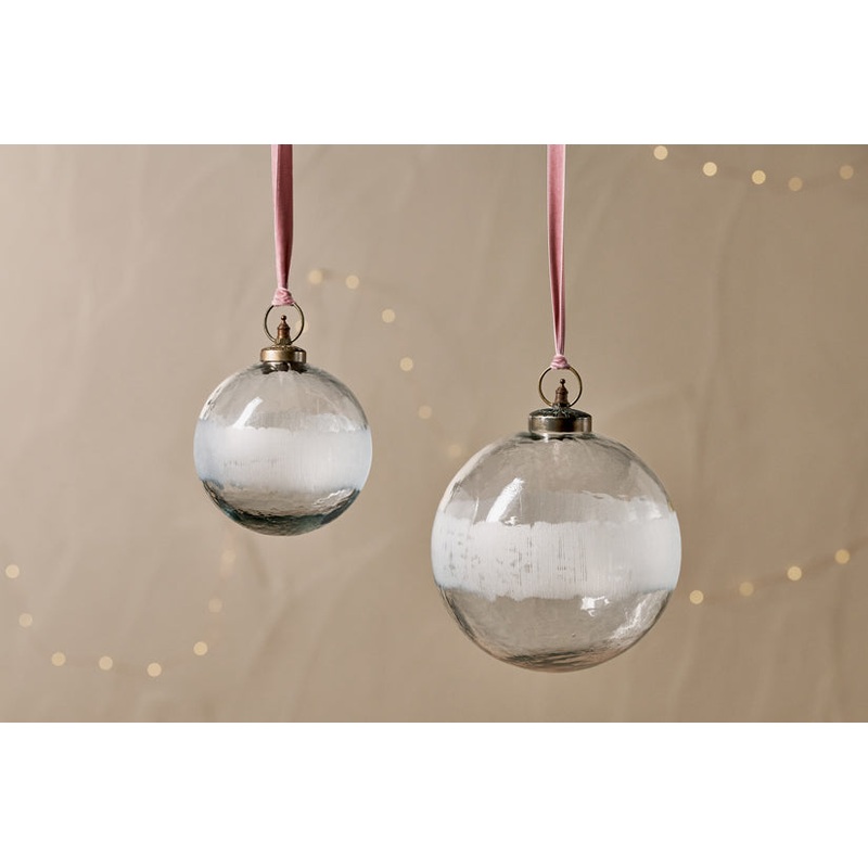 Anara Etched Giant Bauble|Clear|Small|Large