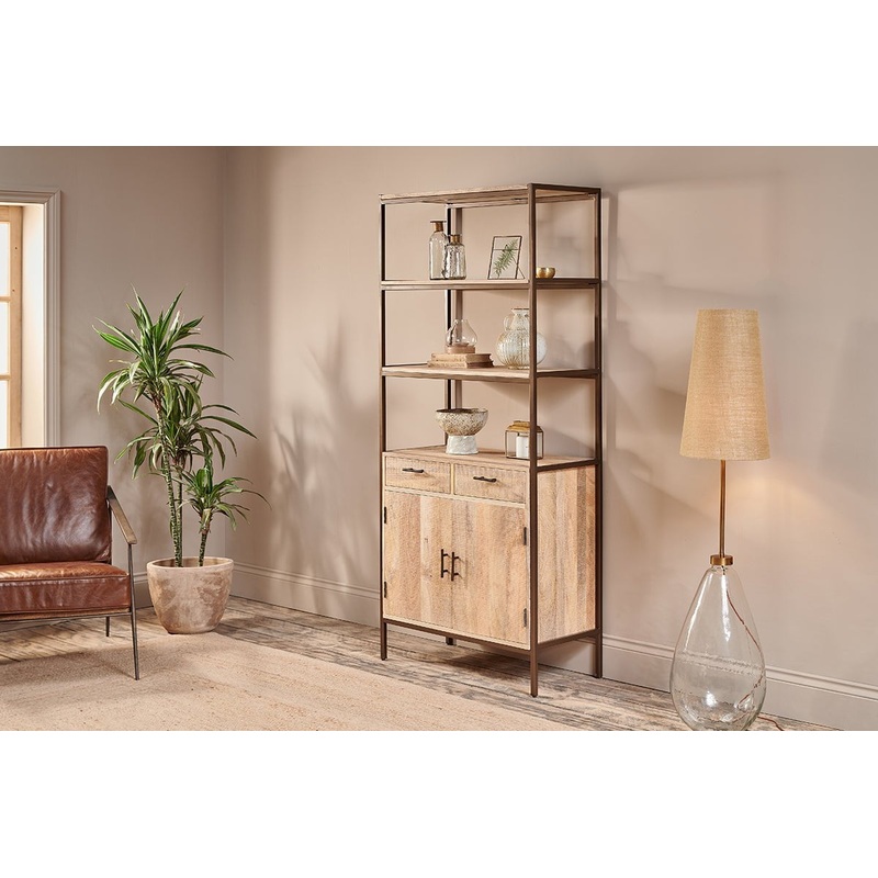 Dasai Mango Wood Storage Unit|Natural|One Size