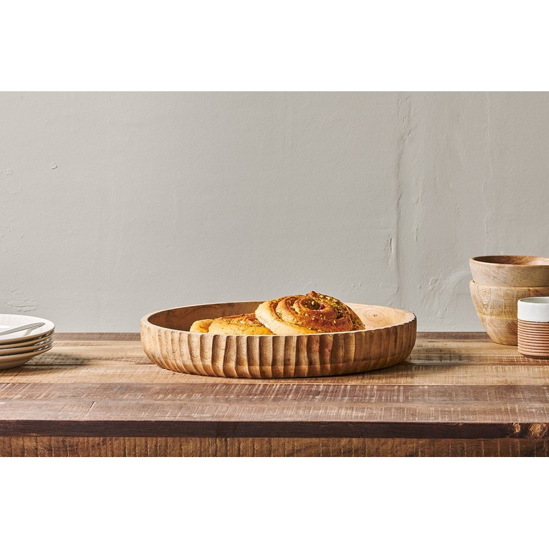 Gavivi Mango Wood Bowl|Natural|Large