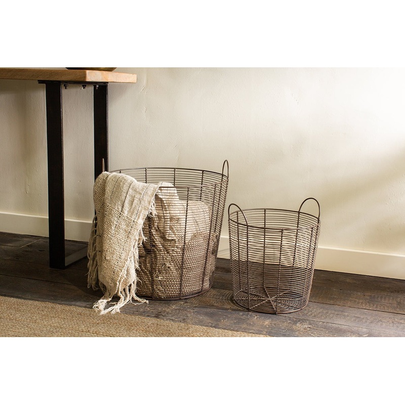 Inkollu Basket|Aged Brass|Small|Large