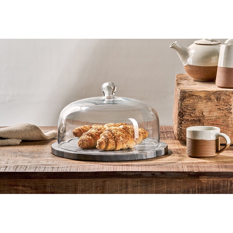 Kallso Marble Cake Dome|Grey|One Size