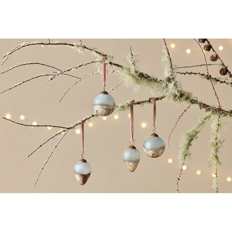 Ngolo Baubles – (Set of 4)|Aged Smoke|Set of 4