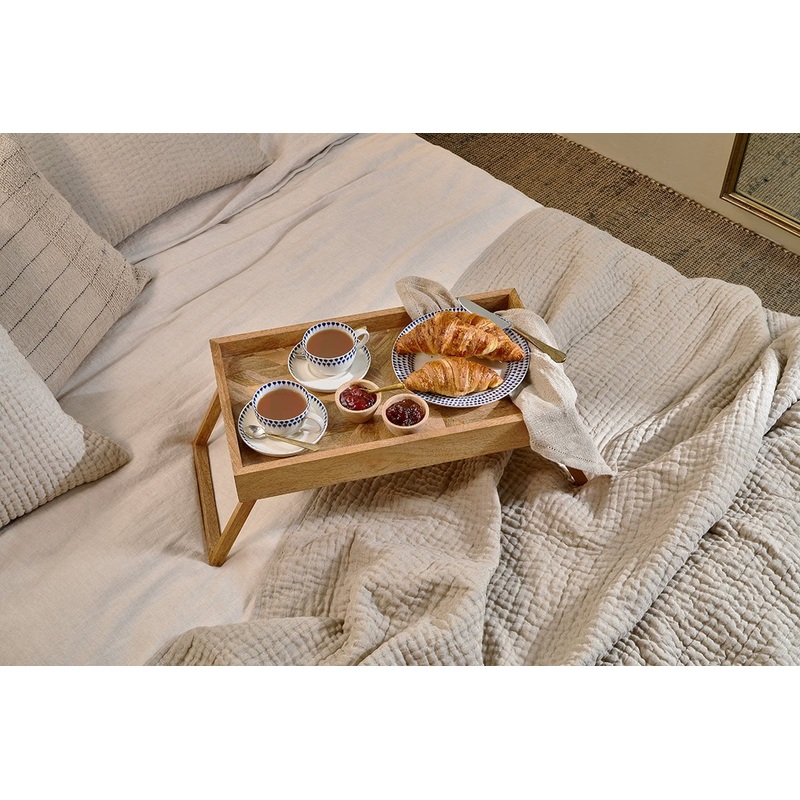 Pawi Mango Wood Breakfast Tray