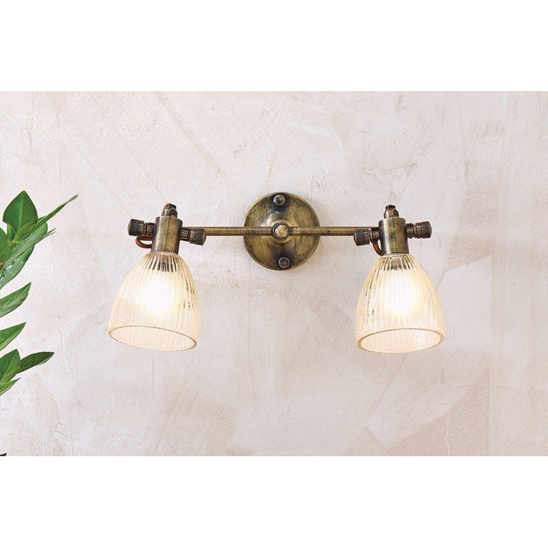 Rarni Recycled Glass Double Wall Light