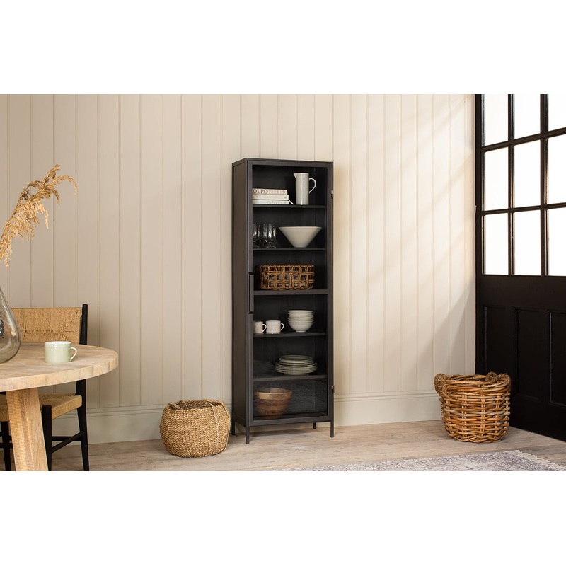 Takua Iron Cabinet – Narrow|Dark Grey|Narrow