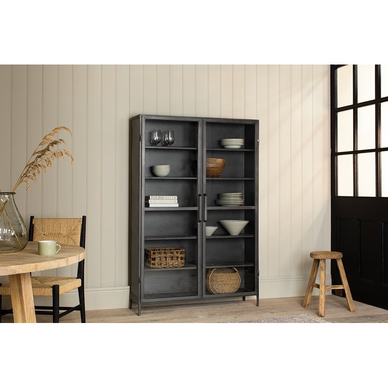 Takua Iron Cabinet – Wide|Dark Grey|Wide