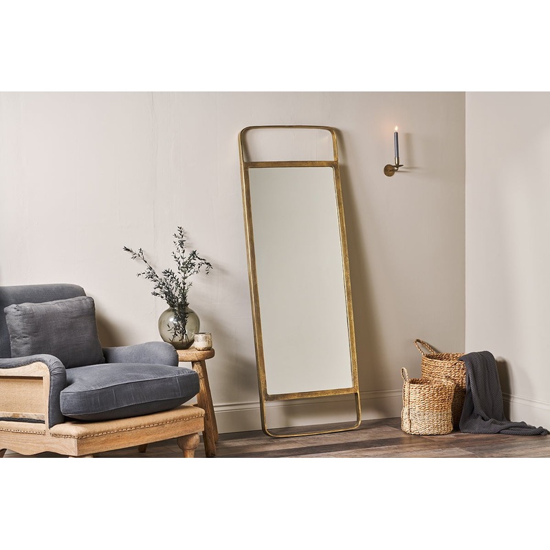 Tarah Full Length Mirror|Antique Brass|One Size