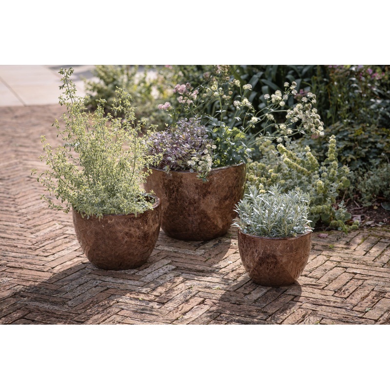 Dunai Terracotta Planter – Brown