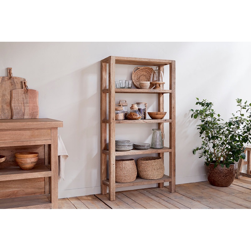 Ibo Reclaimed Wood Shelf – Natural – Wide