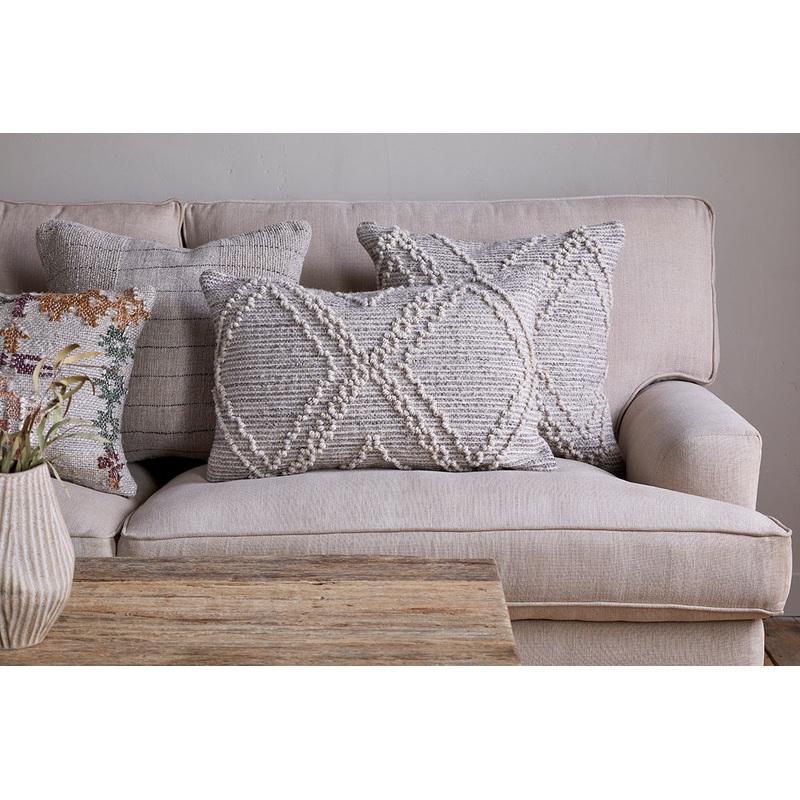 Juliyet Cotton & Wool Cushion Cover – Natural