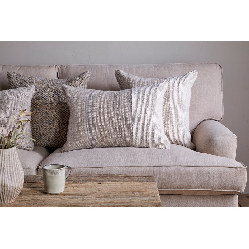 Karaya Cotton & Wool Cushion Cover – Natural