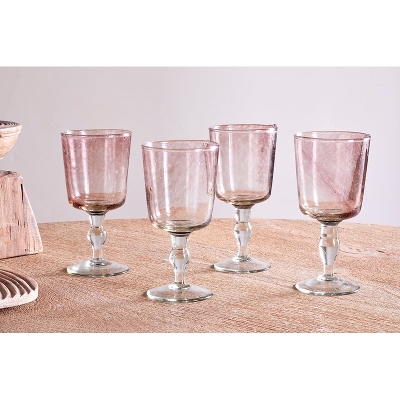 Llanera Wine Glass – Plum – (Set of 4)