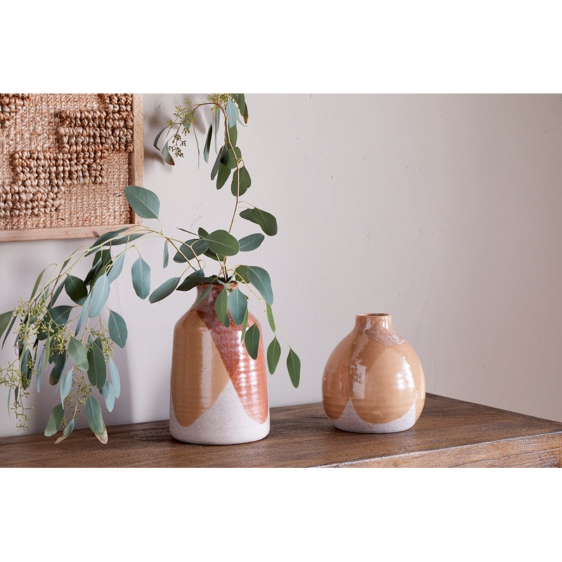 Lucia Ceramic Vase – Terracotta Mix