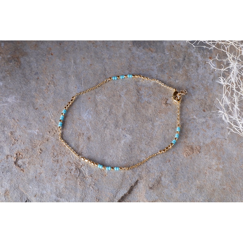 Mindra Anklet – Turquoise|Turquoise|One Size